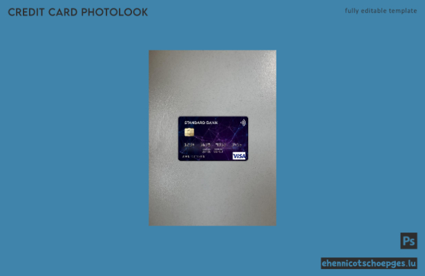Angola Standard Bank Visa-Karte – Beispielansicht